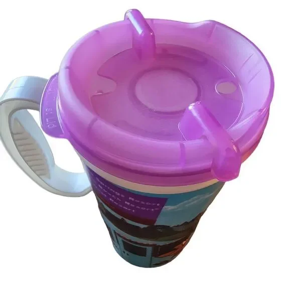 Disney Parks Whirley Drink Works! Mickey Mouse Plastic Drink Mug Cup Souvenir - Picture 5 of 7
